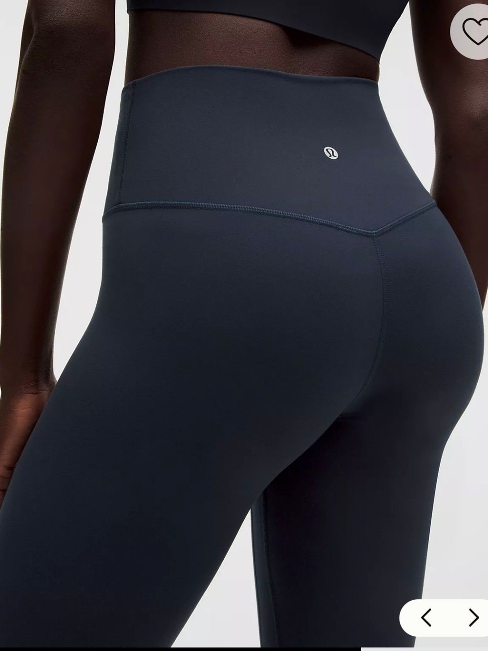 Lululemon Women Align High-Rise Leggings 25" Inseam True Navy Size 14